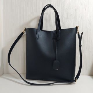 サンローラン(Saint Laurent)のサンローラン トイショッピング 2WAYバッグ レザー ブラック 600307(トートバッグ)