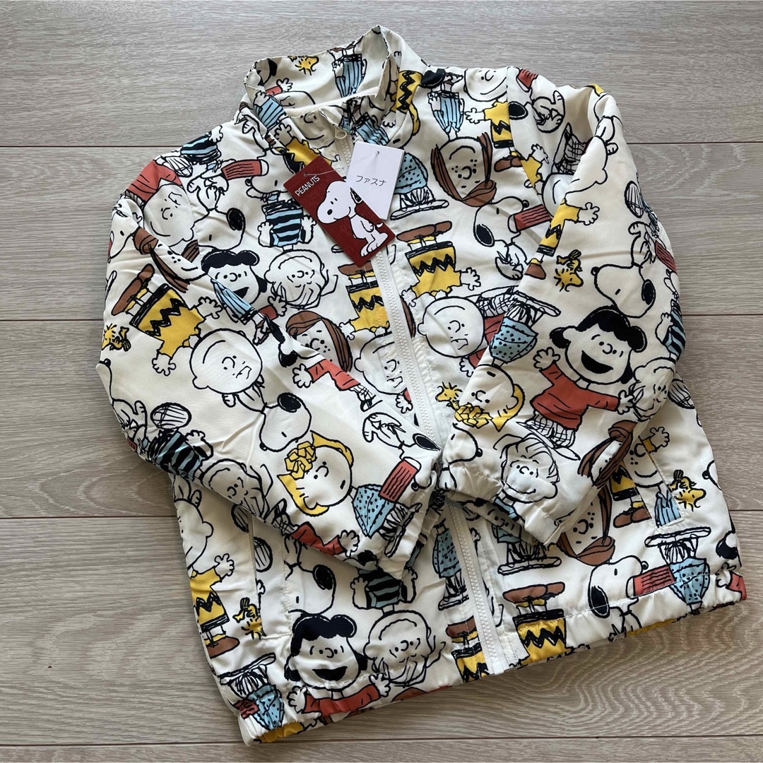 SNOOPY(スヌーピー)の新品タグ付　裏起毛　スヌーピー　ジャケット　120 キッズ/ベビー/マタニティのキッズ服男の子用(90cm~)(ジャケット/上着)の商品写真