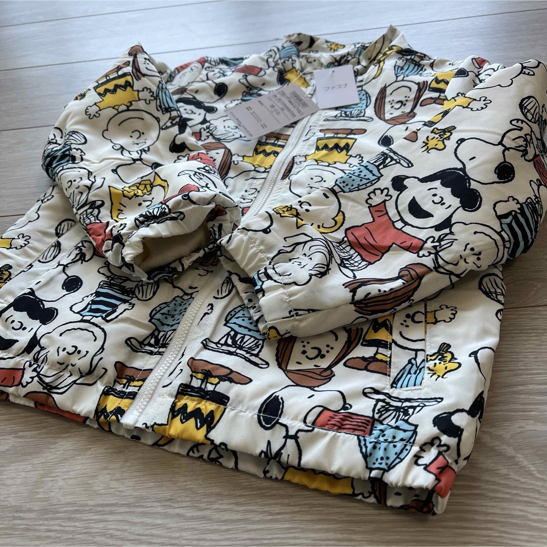 SNOOPY(スヌーピー)の新品タグ付　裏起毛　スヌーピー　ジャケット　120 キッズ/ベビー/マタニティのキッズ服男の子用(90cm~)(ジャケット/上着)の商品写真