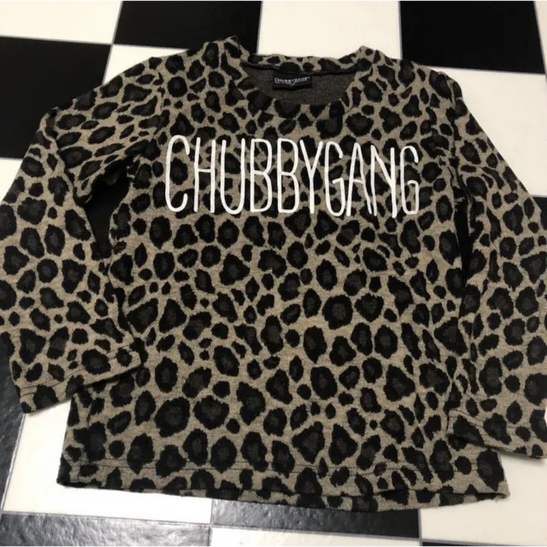 CHUBBYGANG(チャビーギャング)のチャビーギャング 120 ヒョウ柄 セーター キッズ/ベビー/マタニティのキッズ服男の子用(90cm~)(その他)の商品写真