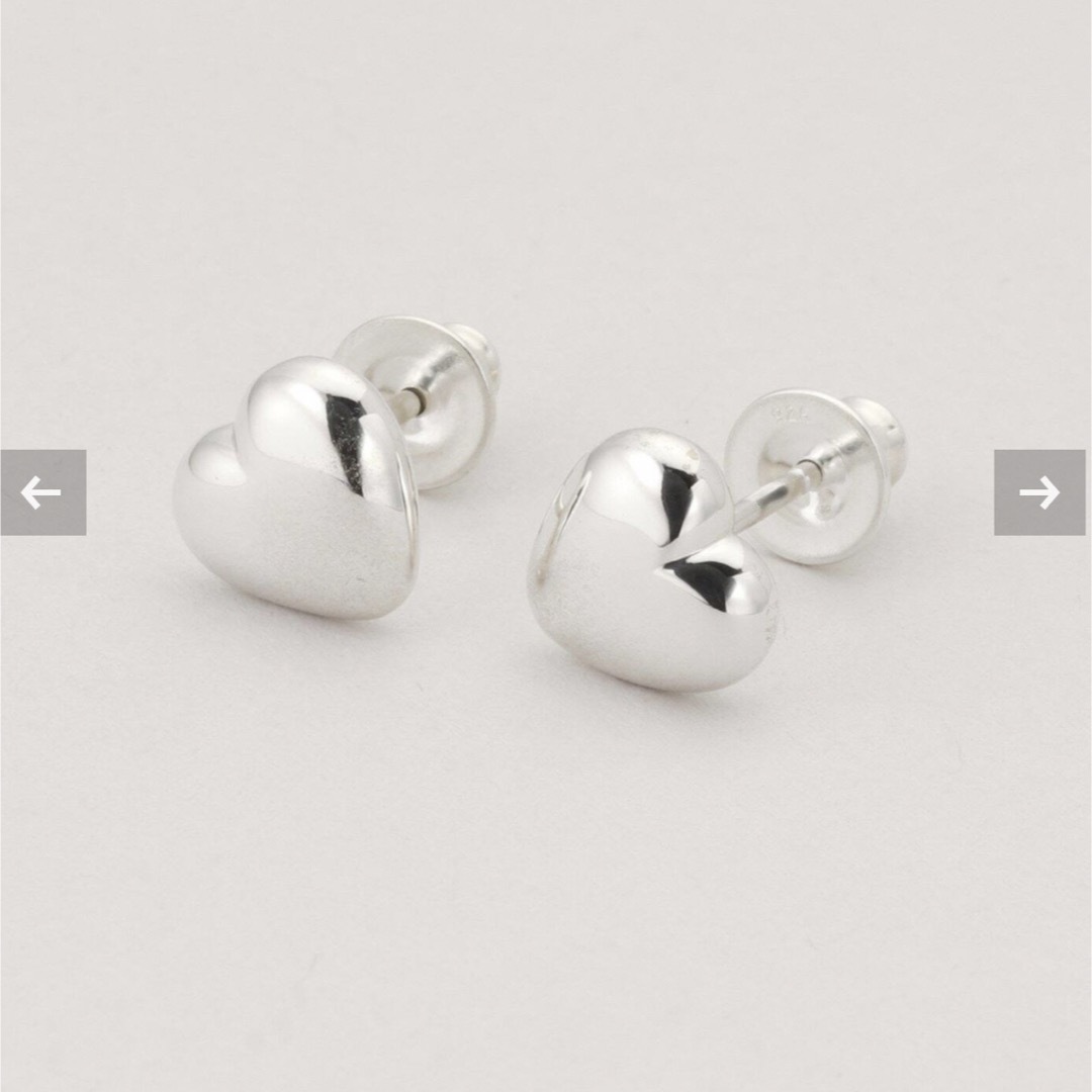 Noble(ノーブル)の【SYMPATHY OF SOUL】 Heart Pierce(シルバー) レディースのアクセサリー(ピアス)の商品写真