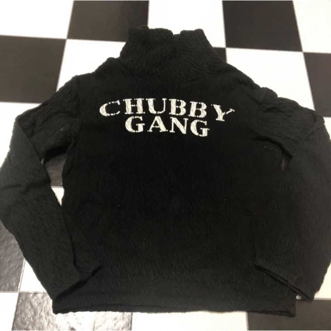 CHUBBYGANG(チャビーギャング)のチャビーギャング 120 ハイネック ブラック キッズ/ベビー/マタニティのキッズ服男の子用(90cm~)(Tシャツ/カットソー)の商品写真