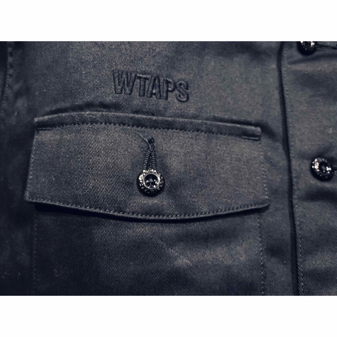 W)taps(ダブルタップス)の【美品】WTAPS シャツジャケット X01 日本製 黒 長袖 極希少品 大人気 メンズのトップス(シャツ)の商品写真