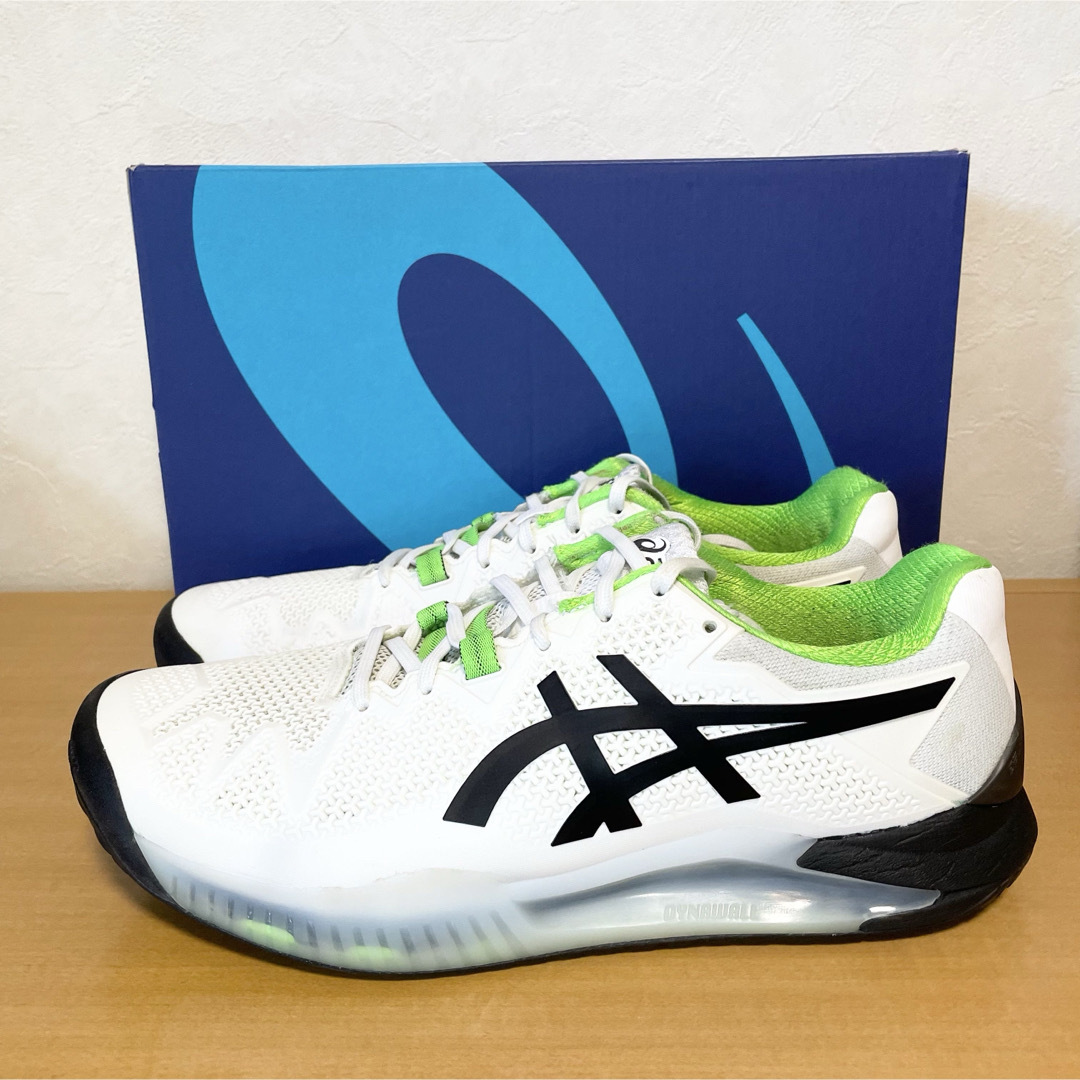 asics(アシックス)のアシックス メンズ テニスシューズ ゲルレゾリューション 8 ワイド　26㎝ スポーツ/アウトドアのテニス(シューズ)の商品写真