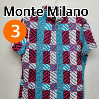 Monte Milano トップス tシャツ カットソー 3サイズ【CT119】(Tシャツ(半袖/袖なし))