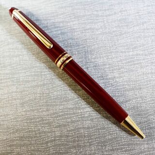 モンブラン(MONTBLANC)の【美品】モンブラン ボールペン １６４ ボルドー バーガンディ　西ドイツ製(ペン/マーカー)