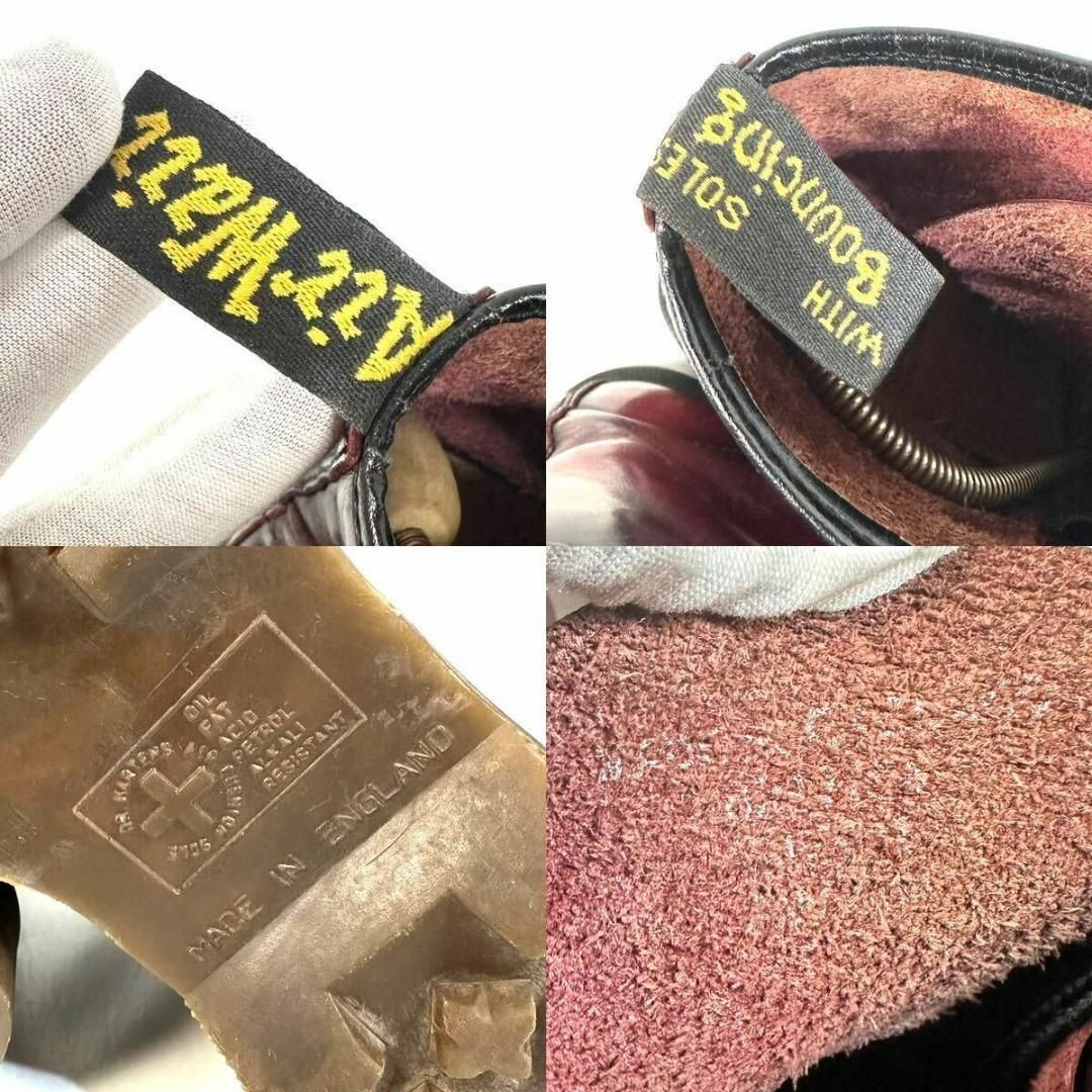 Dr.Martens(ドクターマーチン)の【希少品】ドクターマーチン 8フックブーツヴィンテージ UK9 英国製 入手困難 メンズの靴/シューズ(ブーツ)の商品写真