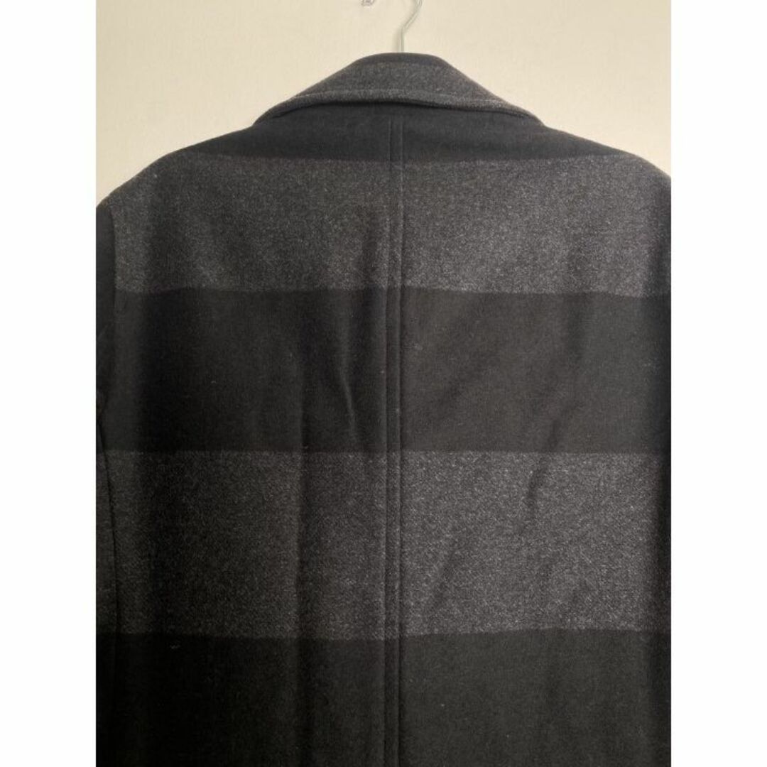 Michael Kors(マイケルコース)のマイケルコース MICHAEL KORS ボーダーピーコート Sサイズ メンズのジャケット/アウター(ピーコート)の商品写真