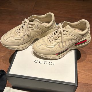 グッチ(Gucci)のGUCCI ライトン シェリーライン スニーカー  7 26センチ(スニーカー)