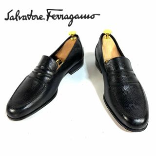 Salvatore Ferragamo - 【未使用】サルヴァトーレフェラガモ ローファ 8 EE ブラック イタリア製