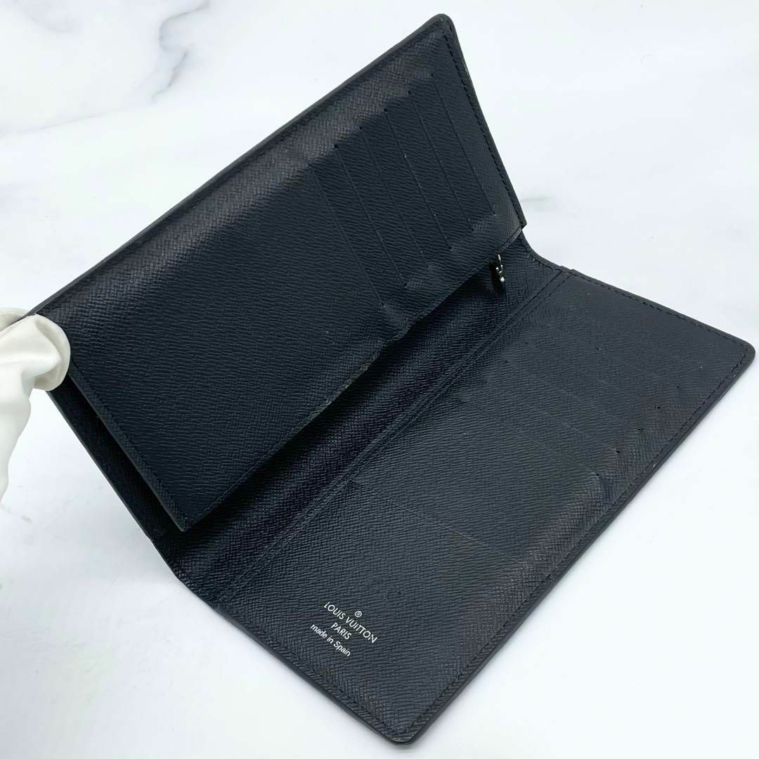 LOUIS VUITTON(ルイヴィトン)のルイヴィトン エピ ノワール ポルトフォイユ ブラザ 長財布 二つ折り N2 メンズのファッション小物(長財布)の商品写真