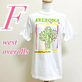 ウエストオーバーオールズ(WESTOVERALLS)のウエストオーバーオールズ Ｆ 半袖カットソー プリント カジュアルコーデ(Tシャツ/カットソー(半袖/袖なし))