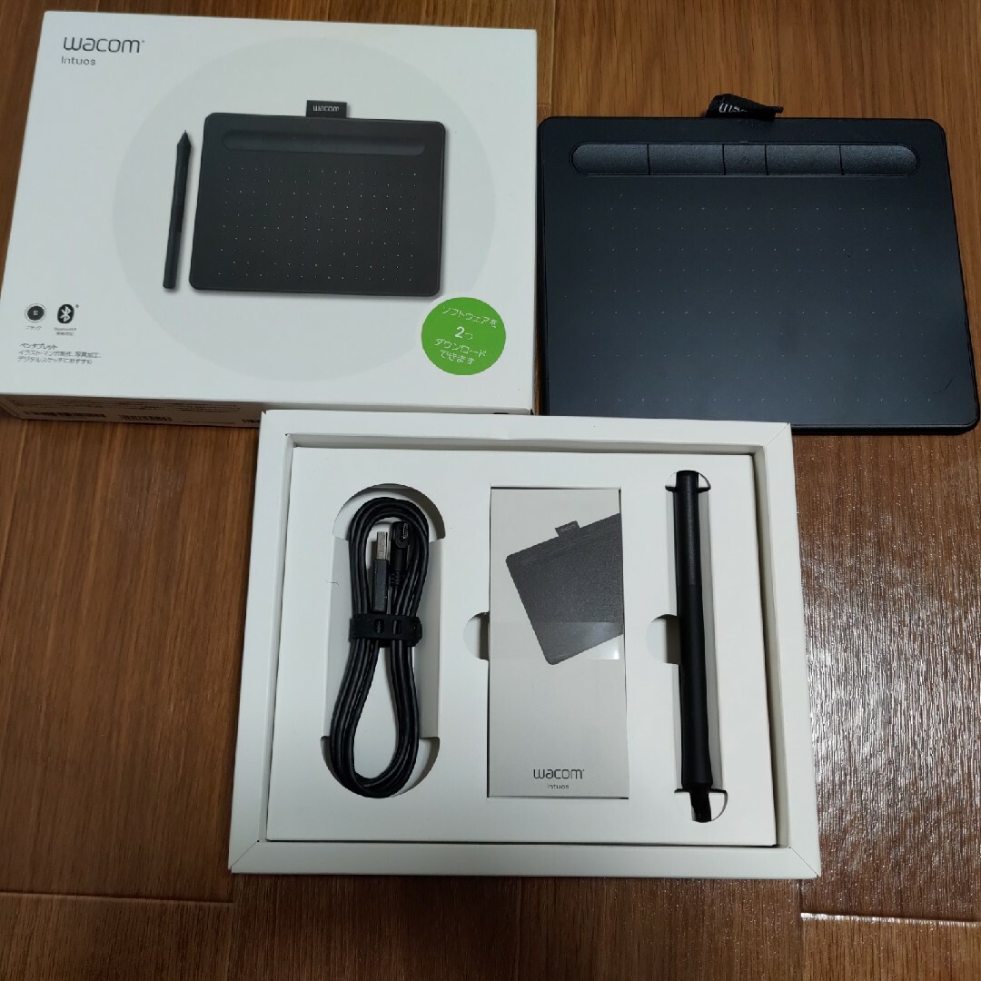 Wacom(ワコム)のほぼ新品 wacom CTL-4100WL/K0-DX スマホ/家電/カメラのPC/タブレット(タブレット)の商品写真