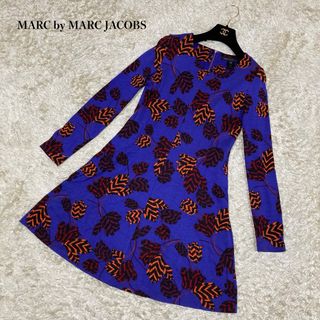 マークバイマークジェイコブス(MARC BY MARC JACOBS)の美品 マークバイマークジェイコブス ワンピース 春物 デート＆パーティに最適(ひざ丈ワンピース)