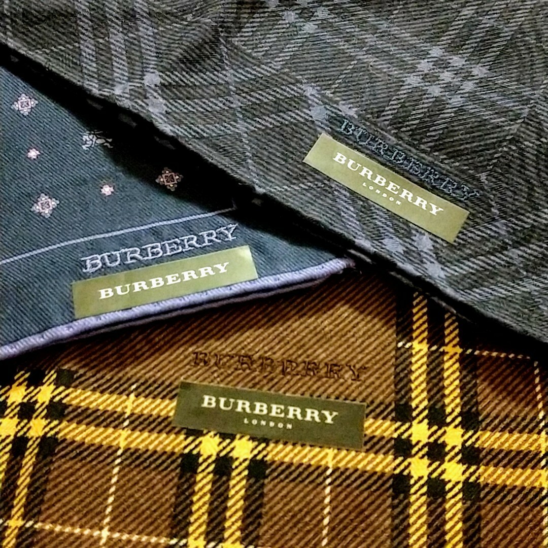 BURBERRY(バーバリー)のBURBERRY ハンカチセット メンズのファッション小物(ハンカチ/ポケットチーフ)の商品写真