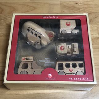 ジャル(ニホンコウクウ)(JAL(日本航空))のJAL Wooden toys 空港で働く乗り物 木のおもちゃ 飛行機グッズ(航空機)