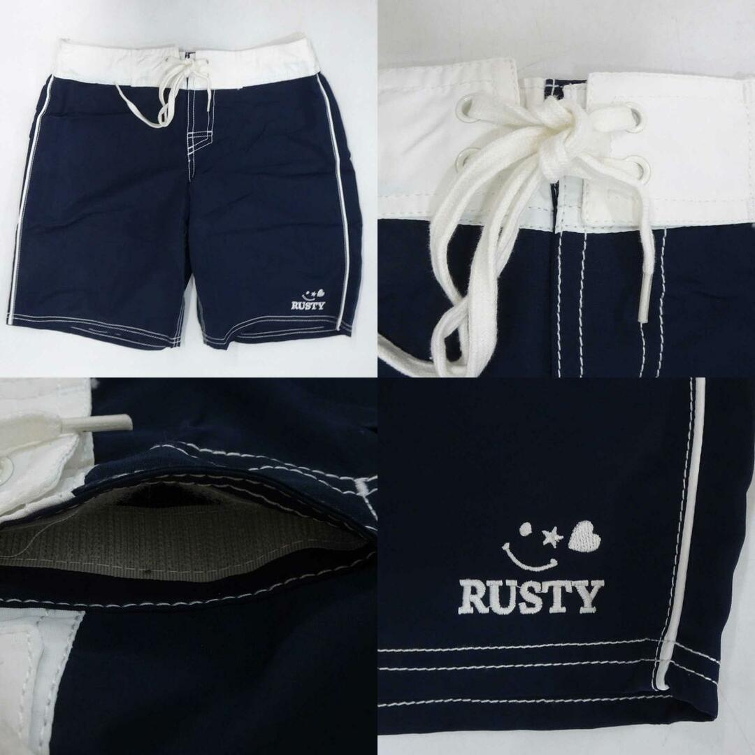 RUSTY(ラスティ)の【未使用】[セット] ラスティ 水着 ビキニ パット付 ラッシュガード ボードショーツ 9M 933-694 レディース RUSTY 水着 スポーツ/アウトドアのスポーツ/アウトドア その他(マリン/スイミング)の商品写真