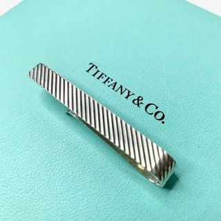 Tiffany & Co. - ティファニー 希少 ヴィンテージ タイピン ネクタイ スーツ ストライプ bt4