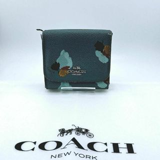 コーチ(COACH)のコーチ 3つ折り財布 グリーン レディース F53758(財布)