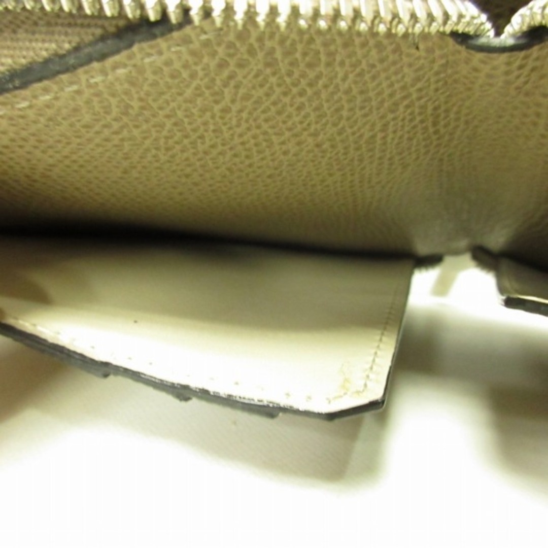 Valextra(ヴァレクストラ)のヴァレクストラ レザー 二つ折り財布 ラウンドファスナー 茶系 IBO48 メンズのファッション小物(折り財布)の商品写真