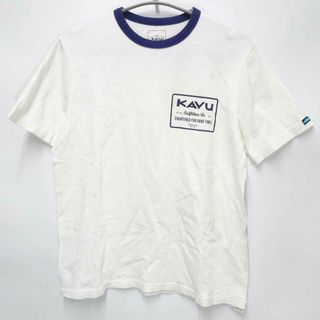 カブー(KAVU)のカブー 半袖 Tシャツ S ホワイト メンズ KAVU ロゴプリント(その他)