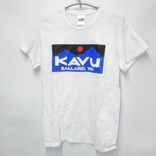 カブー(KAVU)のカブー 半袖 Tシャツ S ホワイト メンズ KAVU ロゴプリント(その他)
