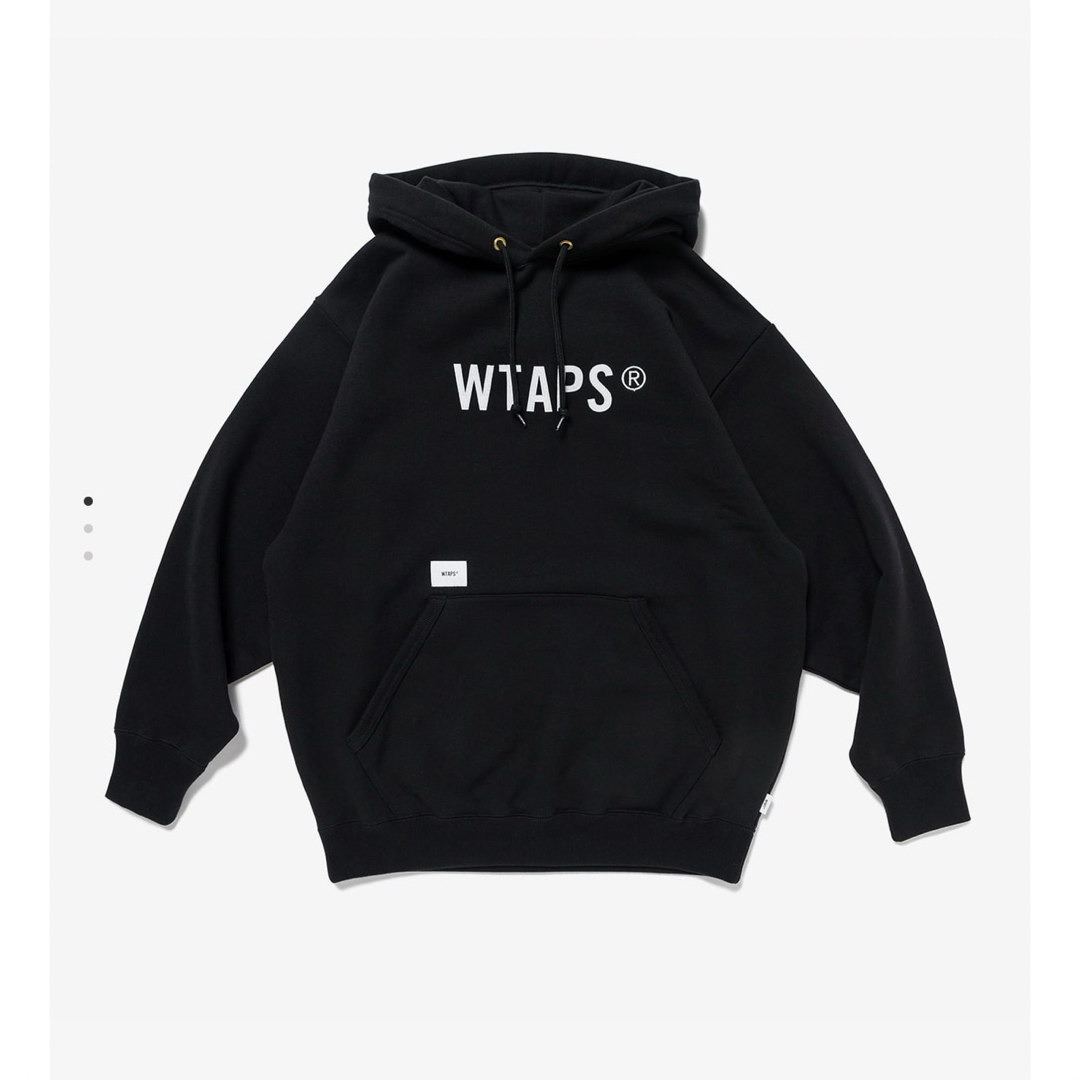 W)taps(ダブルタップス)のWTAPS SIGN HOODY COTTON TSSC 黒 L 新品未使用 メンズのトップス(パーカー)の商品写真