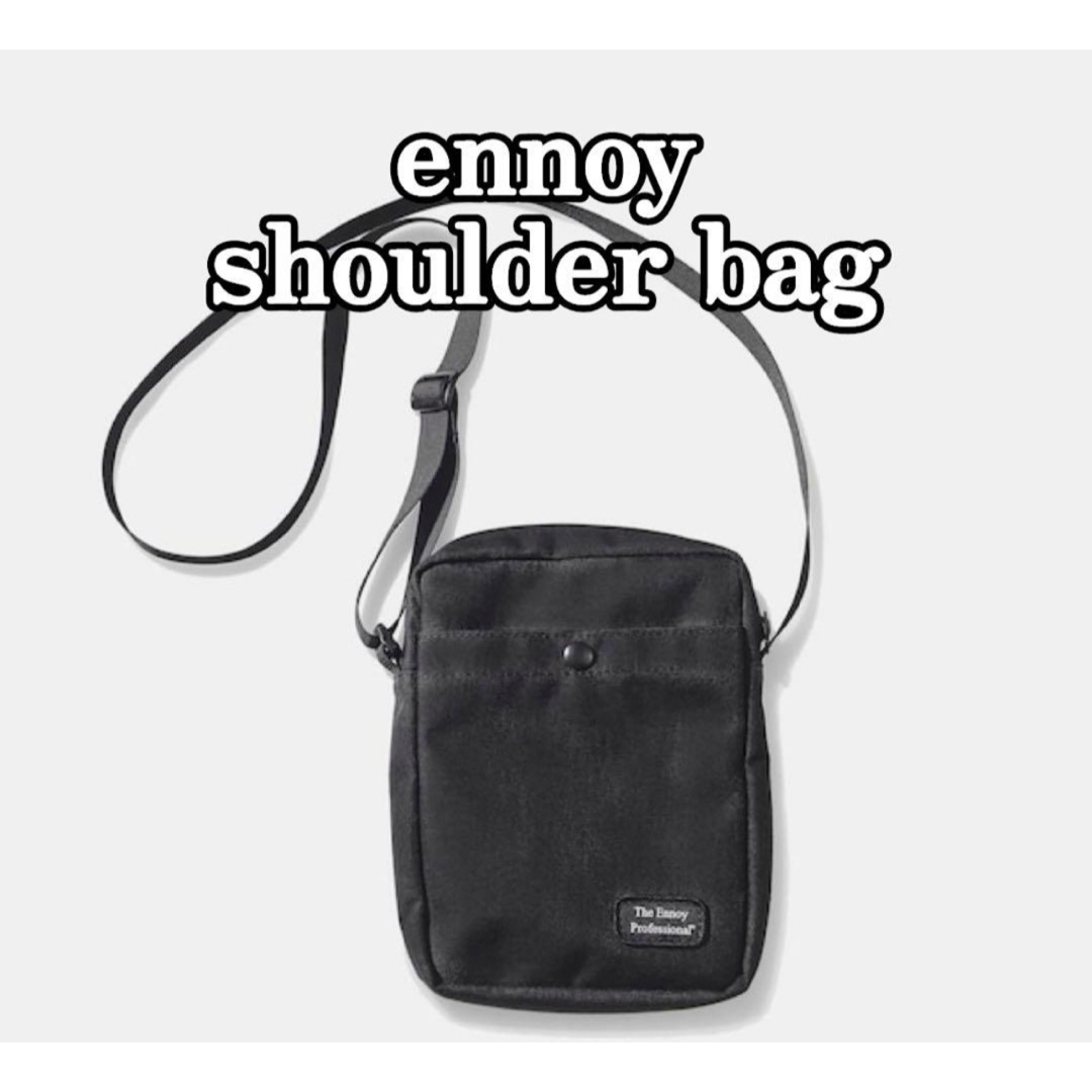ennoy エンノイ shoulder bag black ショルダーバッグ