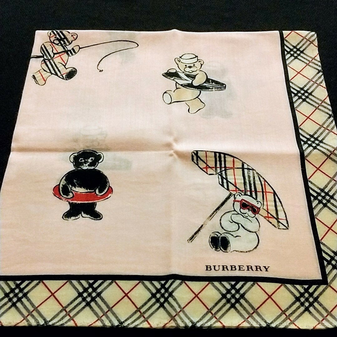 BURBERRY(バーバリー)のBURBERRY ハンカチ くまさん レディースのファッション小物(ハンカチ)の商品写真