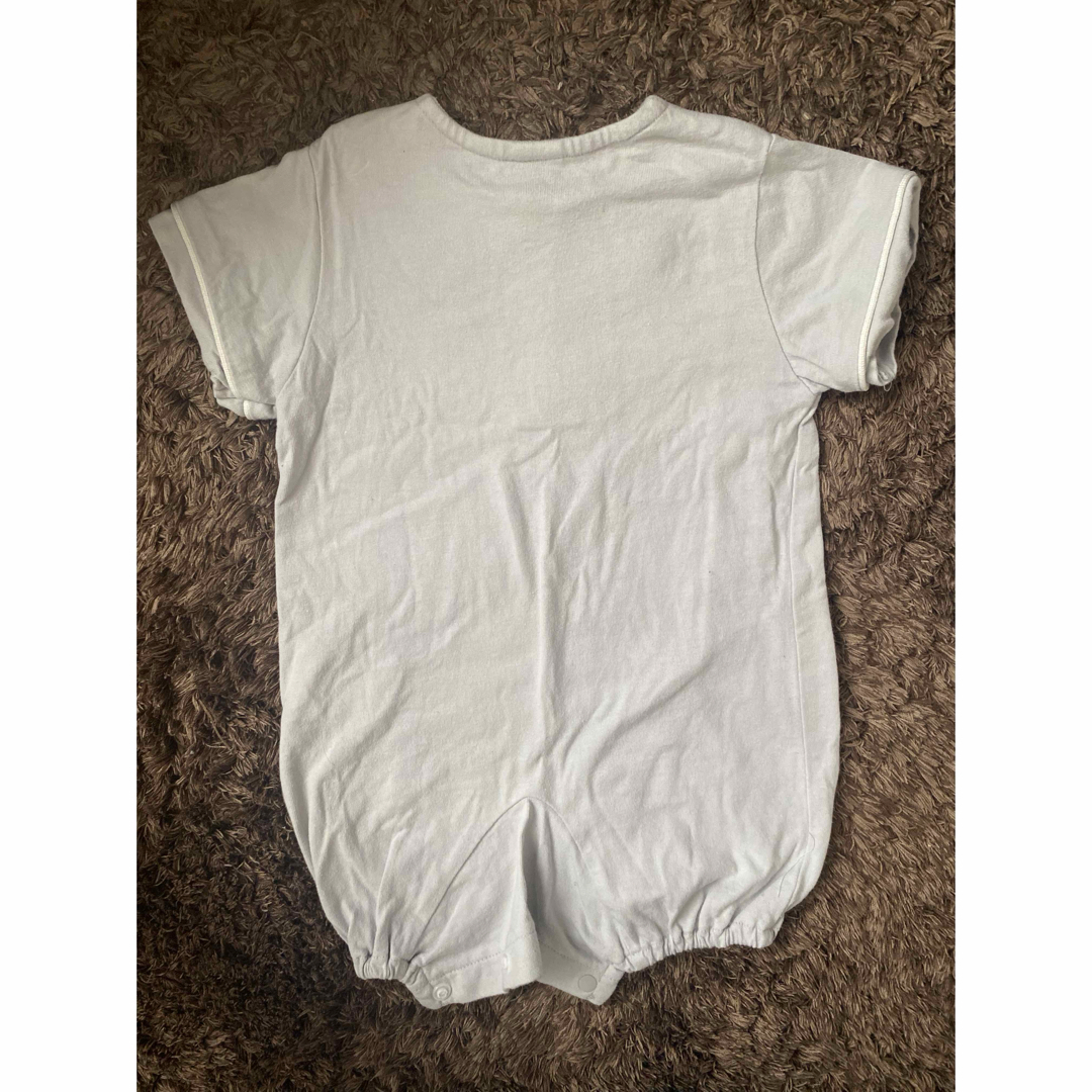 ベビー半袖ロンパース　2枚セット キッズ/ベビー/マタニティのベビー服(~85cm)(ロンパース)の商品写真