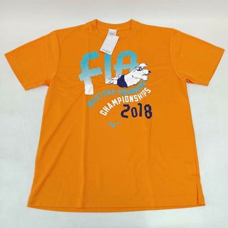 ミズノ(MIZUNO)の【未使用】ミズノ 競泳 FIA マスターズ 2018 スイミング チャンピオンシップ ドライシャツ Tシャツ XL ユニセックス MIZUNO 水泳(その他)