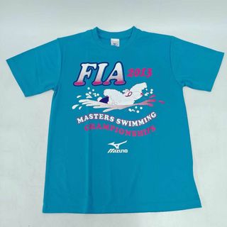 ミズノ(MIZUNO)の【未使用】ミズノ 競泳 FIA マスターズ 2013 スイミング チャンピオンシップ ドライシャツ Tシャツ M ユニセックス MIZUNO 水泳(その他)