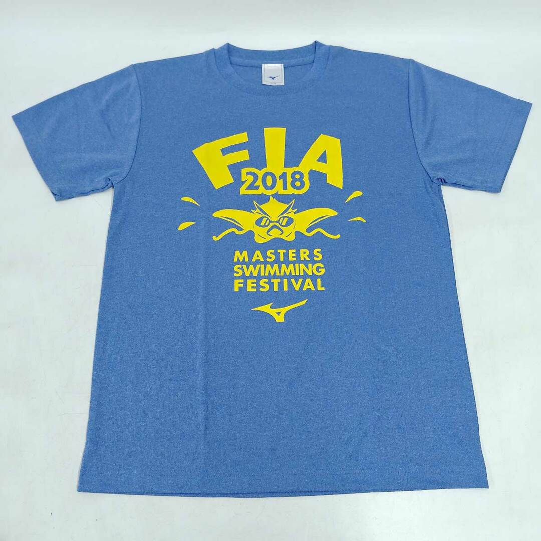 MIZUNO(ミズノ)の【未使用】ミズノ 競泳 FIA マスターズ 2018 スイミング フェスティバル ドライシャツ Tシャツ M ユニセックス MIZUNO 水泳 スポーツ/アウトドアのトレーニング/エクササイズ(その他)の商品写真