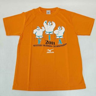 ミズノ(MIZUNO)のミズノ 競泳 FIA マスターズ 2011 スイミング チャンピオンシップ ドライシャツ Tシャツ M オレンジ ユニセックス MIZUNO 水泳(その他)