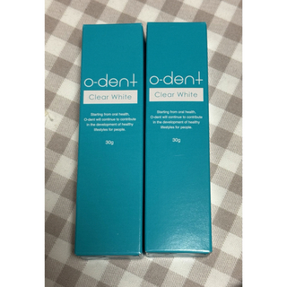 【新品未開封】O-dent Clear White 30g (歯磨き粉)