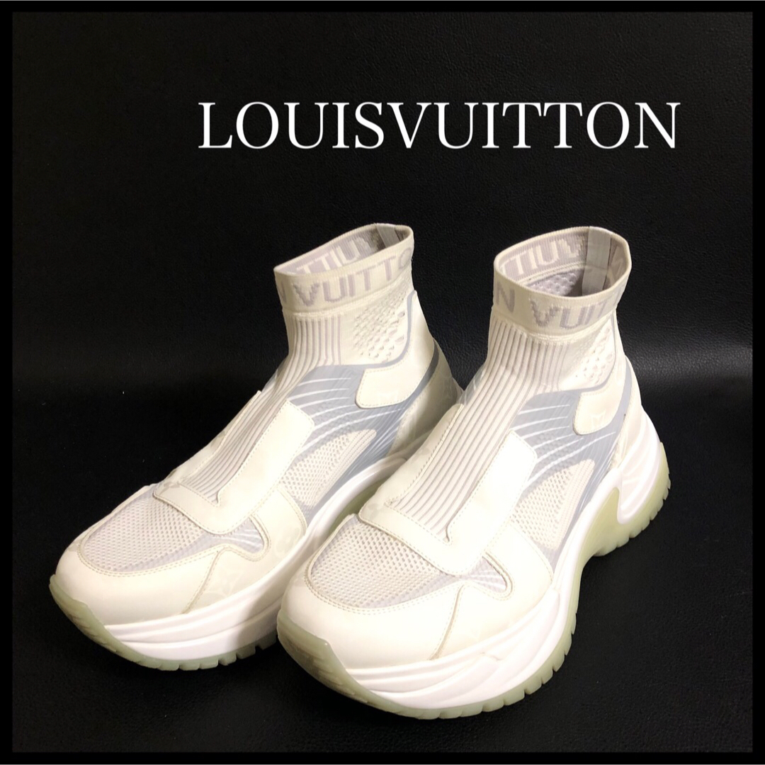 LOUIS VUITTON(ルイヴィトン)の【美品】LOUISVUITTON ヴィトン　ランアウェイパルススニーカーソックス レディースの靴/シューズ(スニーカー)の商品写真