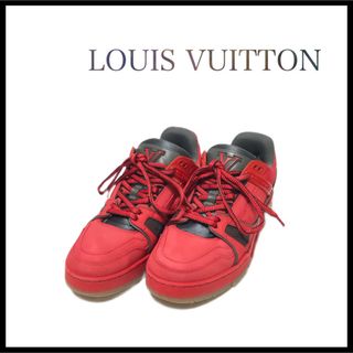 ルイヴィトン(LOUIS VUITTON)の【美品】LOUISVUITTON ヴィトン　トレイナーライン　スニーカー　5(スニーカー)