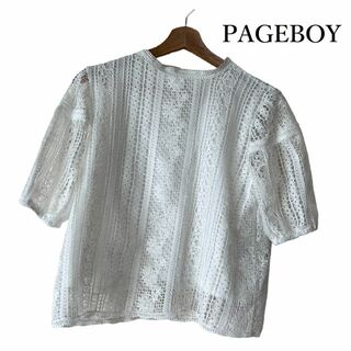 ページボーイ(PAGEBOY)のPAGEBOY☆刺繍トップス　フリーサイズ(カットソー(半袖/袖なし))