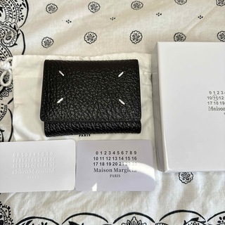 Maison Margiela メゾンマルジェラ ブラック 三つ折り財布(財布)