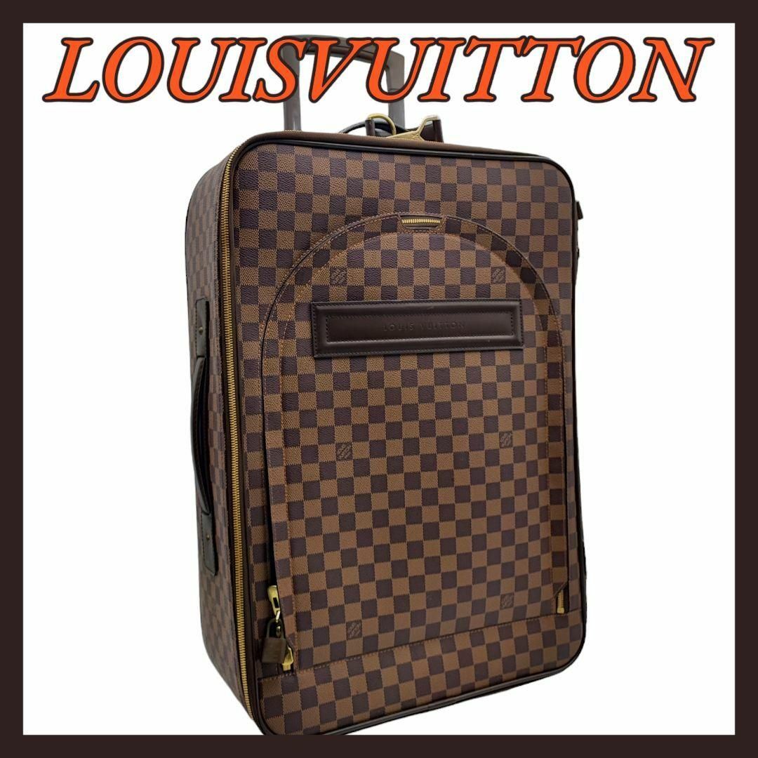 美品 ルイヴィトン LOUISVUITTON ダミエ ペガス55 キャリーバッグ