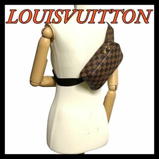 ルイヴィトン(LOUIS VUITTON)の美品 LOUISVUITTON ルイヴィトン ダミエ ジェロニモス ボディバッグ(ウエストポーチ)