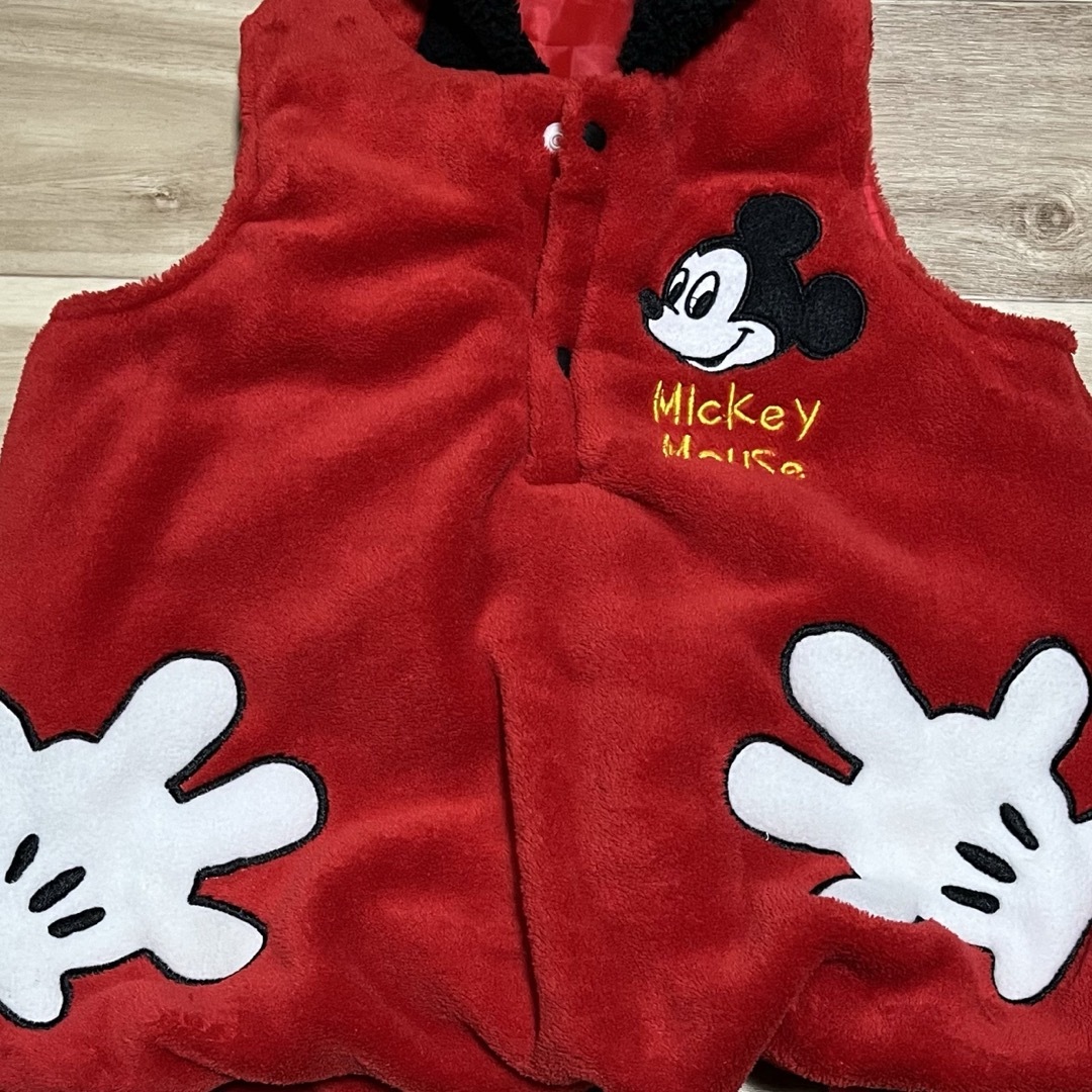 Disney(ディズニー)の【美品】ディズニー ミッキーマウス ロンパース 95サイズ コスプレ 着ぐるみ キッズ/ベビー/マタニティのキッズ服男の子用(90cm~)(その他)の商品写真