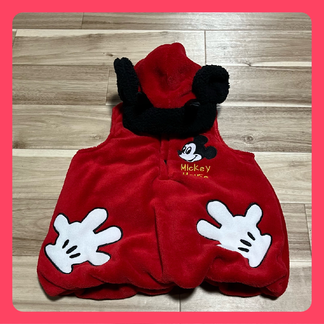 Disney(ディズニー)の【美品】ディズニー ミッキーマウス ロンパース 95サイズ コスプレ 着ぐるみ キッズ/ベビー/マタニティのキッズ服男の子用(90cm~)(その他)の商品写真