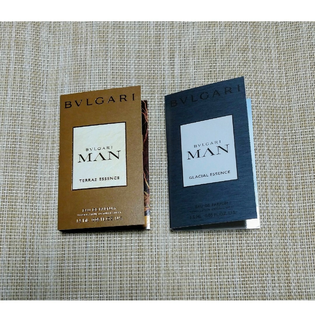 BVLGARI(ブルガリ)のBVLGARI☆香水サンプル2個セット コスメ/美容の香水(香水(男性用))の商品写真