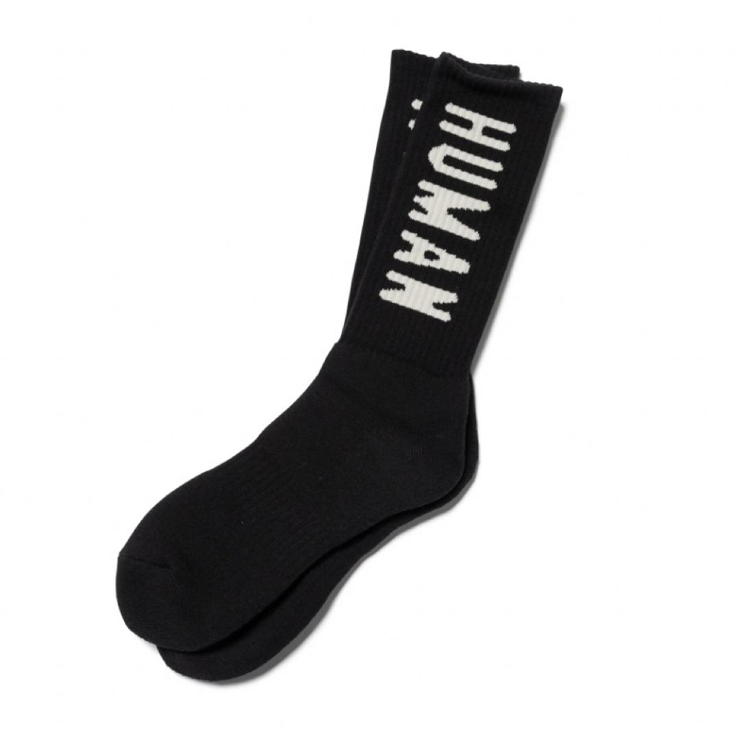 HUMAN MADE(ヒューマンメイド)のHUMAN MADE HM Logo Socks "Black" メンズのレッグウェア(ソックス)の商品写真