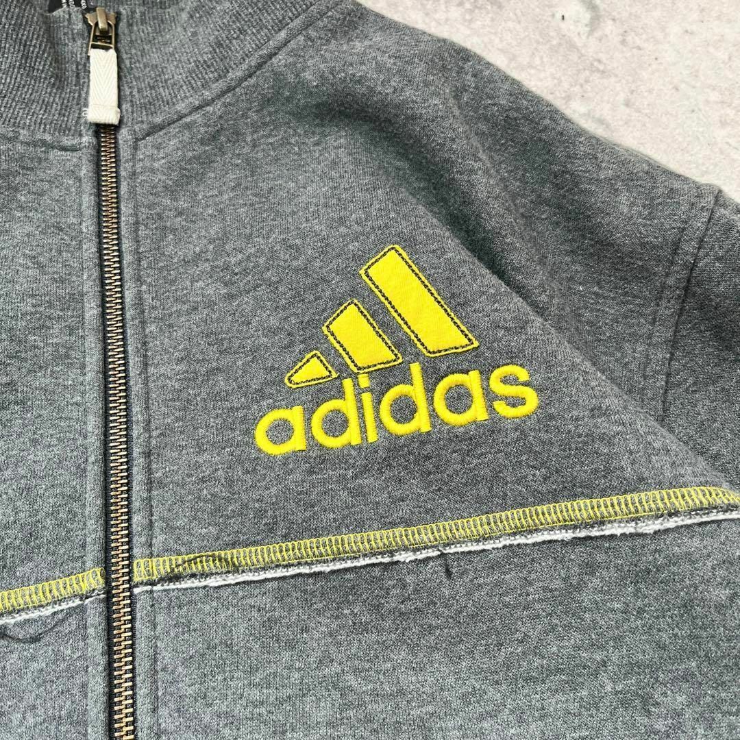 adidas(アディダス)の【00s アディダス】XLサイズ 刺繍ロゴ フルジップ スウェット トレーナー その他のその他(その他)の商品写真