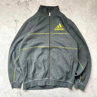 アディダス(adidas)の【00s アディダス】XLサイズ 刺繍ロゴ フルジップ スウェット トレーナー(その他)