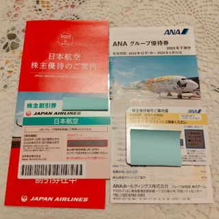 ジャル(ニホンコウクウ)(JAL(日本航空))のANA/JAL株主優待券 各１枚(その他)