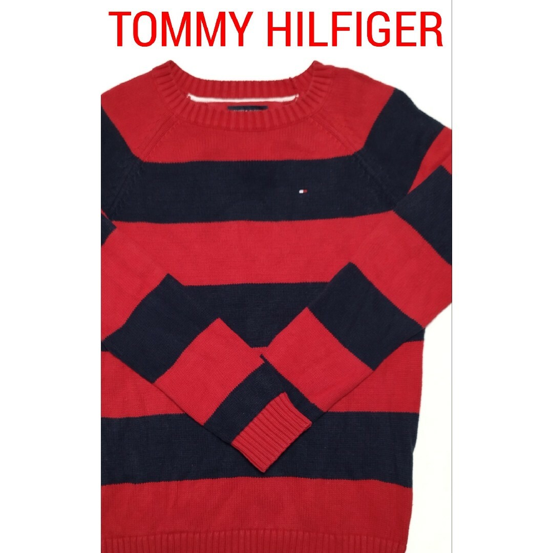 TOMMY HILFIGER(トミーヒルフィガー)の【良品】TOMMY HILFIGER(トミーヒルフィガー)キッズニット150cm キッズ/ベビー/マタニティのキッズ服男の子用(90cm~)(ニット)の商品写真