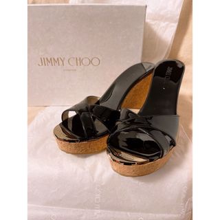 ジミーチュウ(JIMMY CHOO)の新品★【Jimmy Choo】ジミーチュウ PERFUMEコルクウェッジ(ミュール)